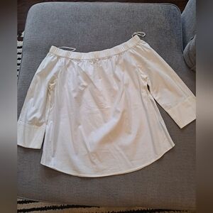 Off The Shoulder White Blouse